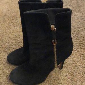 Joan&David women’s black suede boots size 8M